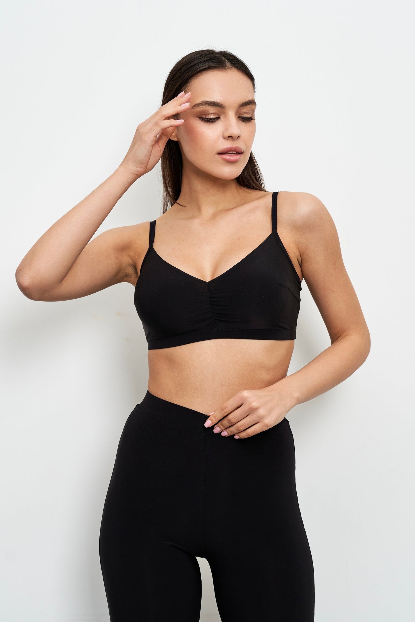 Danza Top Venus Crop Top Straps Pra 1259