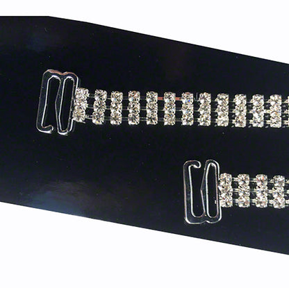 Crystal rhinestone bra straps