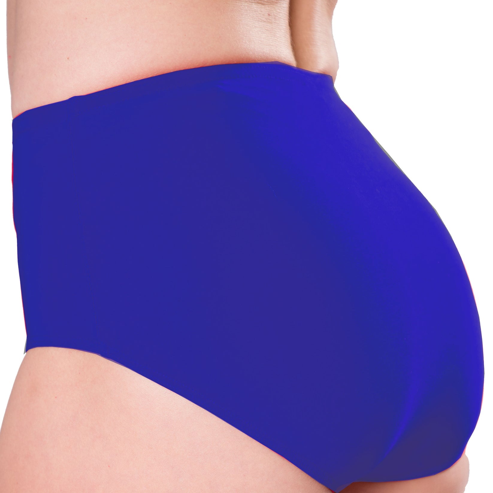 Women's blue ballroom dancing trunks