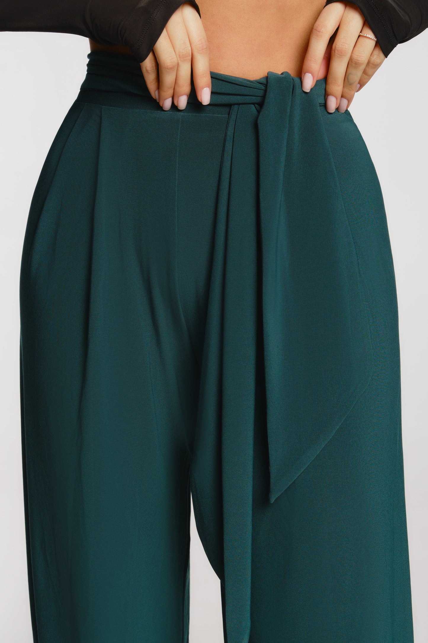 Danza Trousers Mason in Emerald Pra 1268