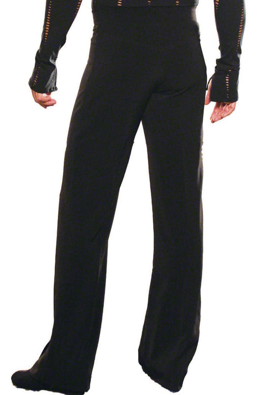 Men's black Latin or ballroom dance pants