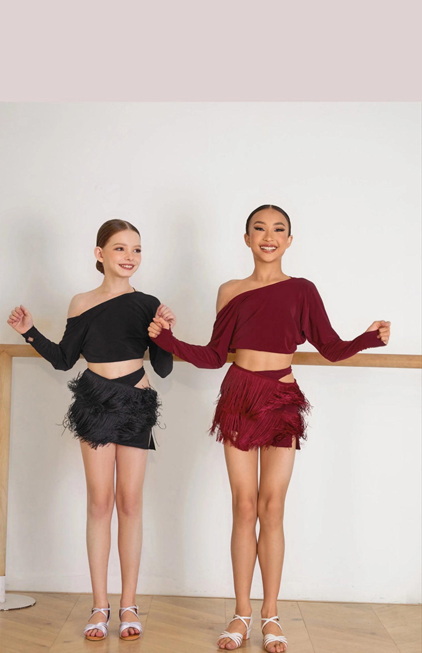 Zym Kids Latin Dance Outfit Girls Pra 1220