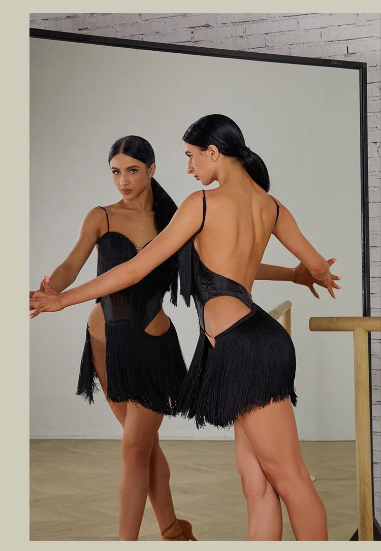 Zym Latin Dress Wishful Fringe #2404 Pra 1214