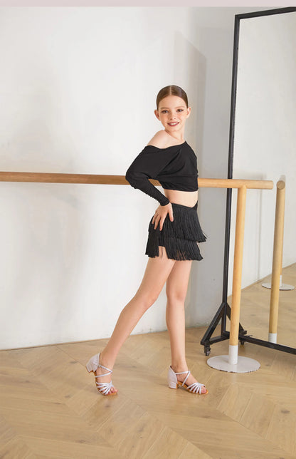 Zym Kids Latin Dance Outfit Girls Pra 1220