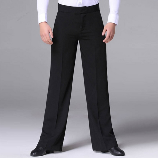 Men's Black Latin or Ballroom Dance Pants