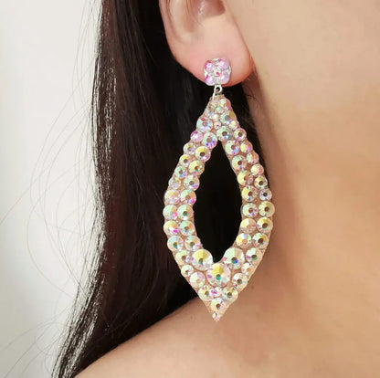 Tear Drop Shape Ballroom Earrings