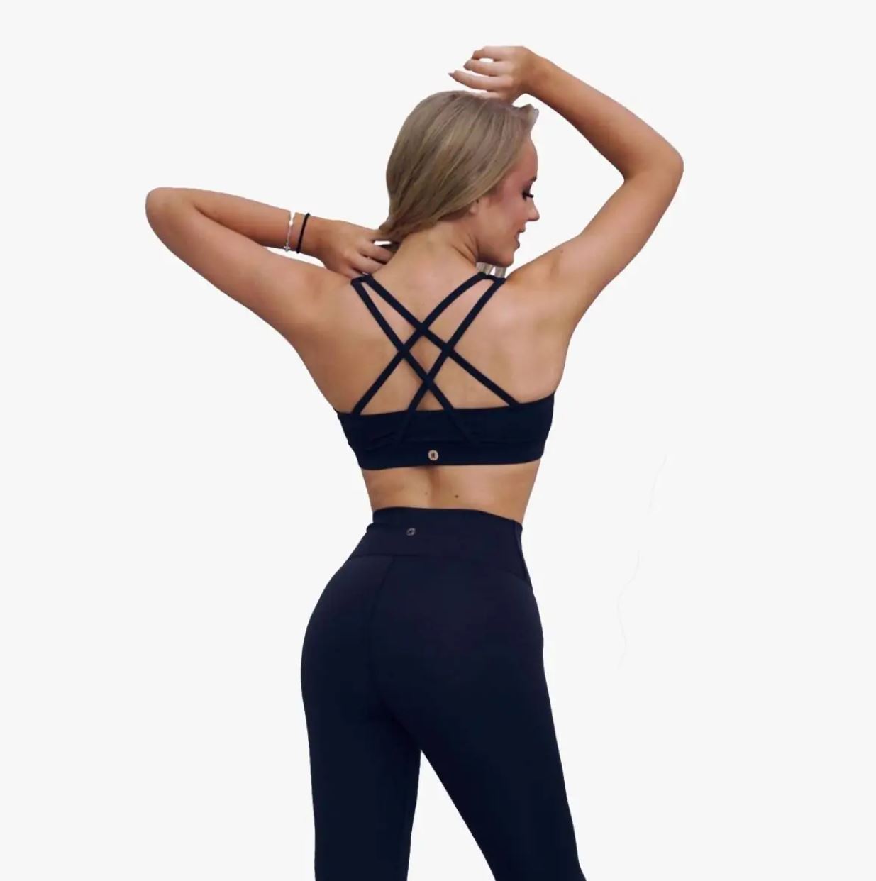 Sports Bra with Crisscross Straps