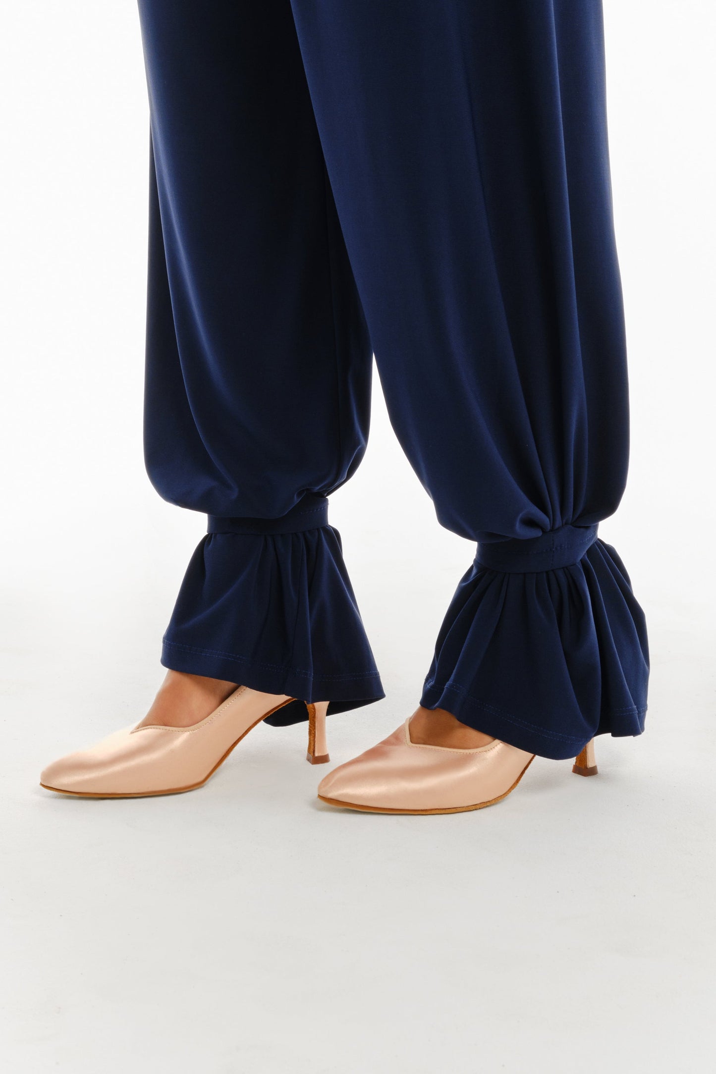 Danza Navy Trousers Mason with Ankle Ties Pra 1264