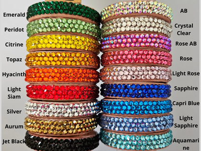 List of Colors for Bracelets with Beige Backing