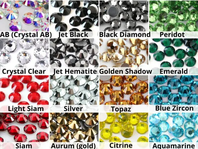 Color of Stones for Stoned Bangle Bracelet