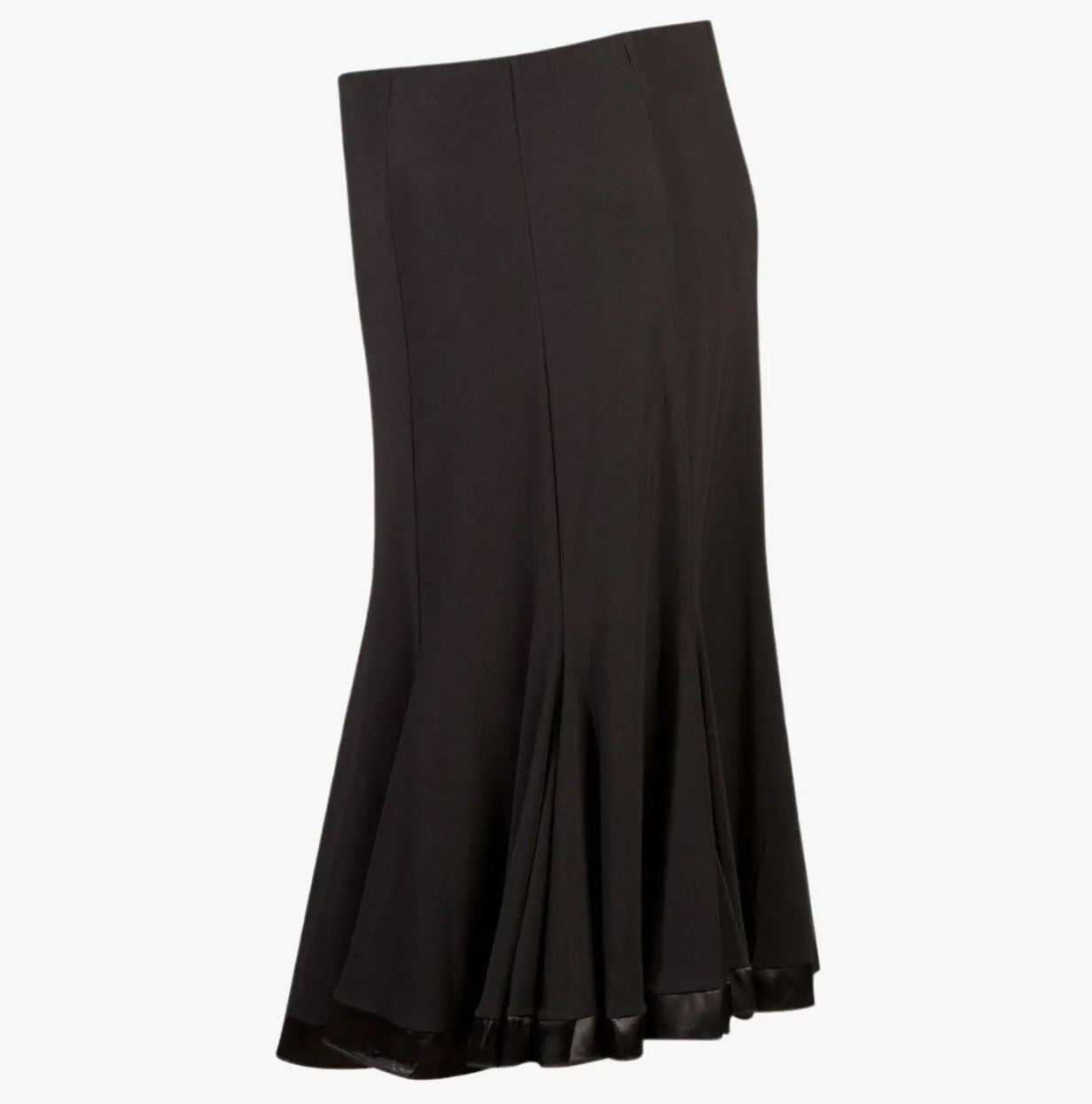 Black Ballroom Practice Skirt