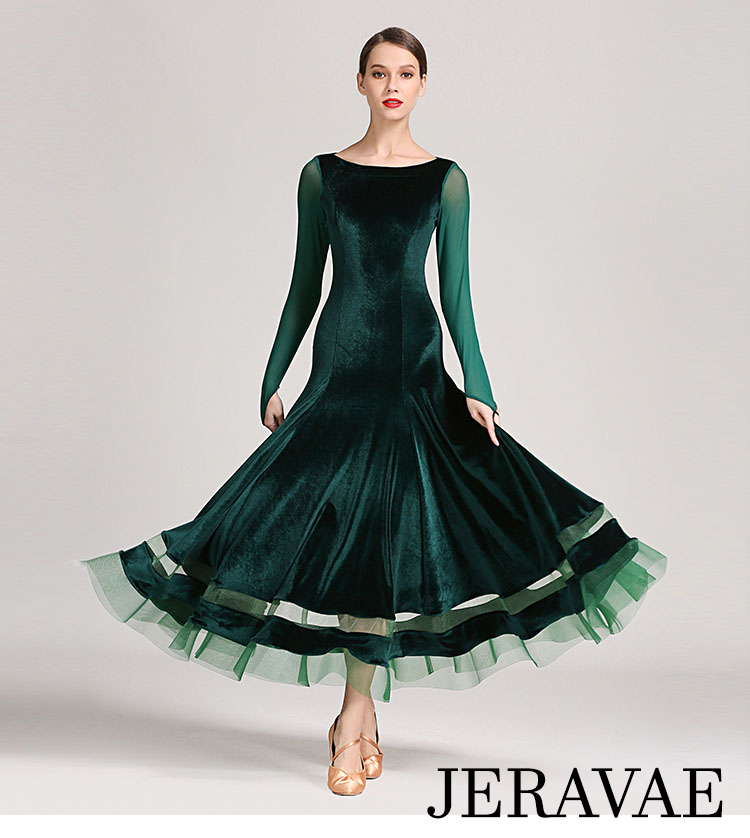 Dark Green Ballroom Dress