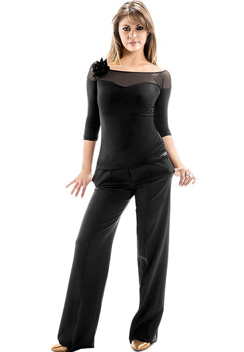 Victoria Blitz Women's Black Trouser Teaching or Practice Dance Pants –  Jeravae