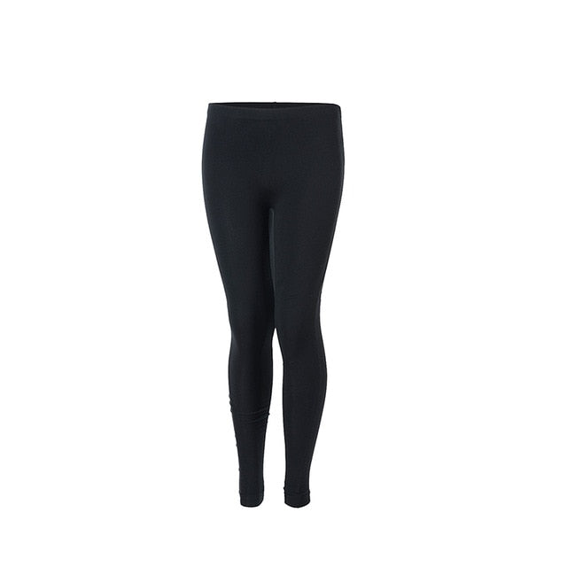 Footless Dance Tights/Pants with Elastic Waistband Black