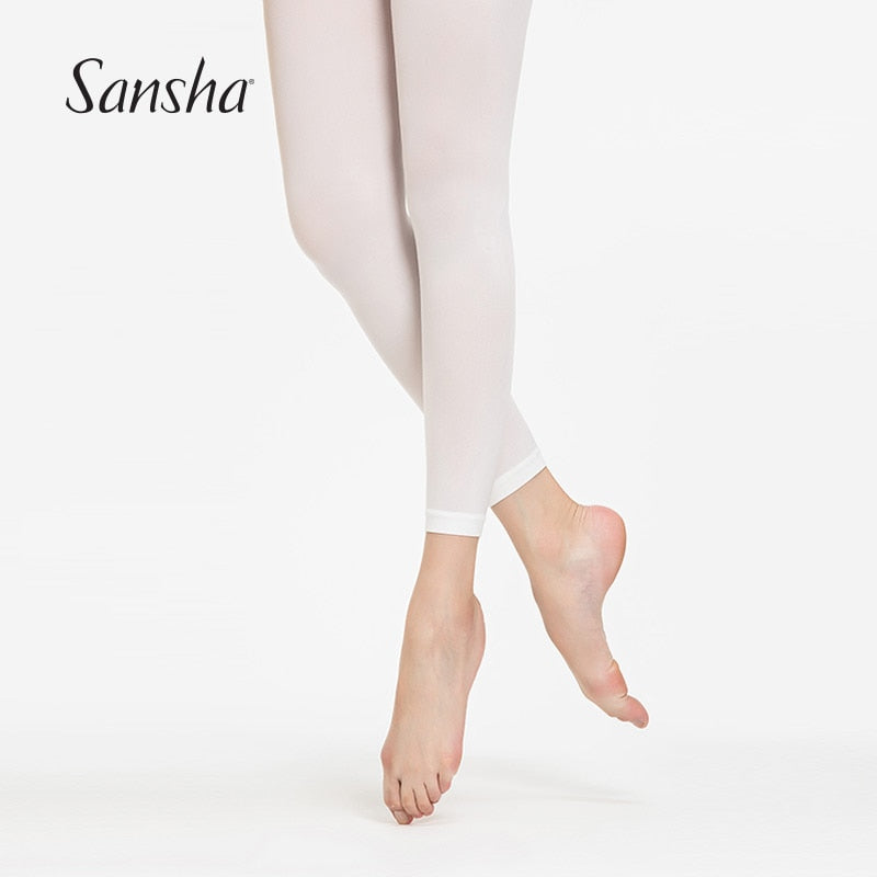 Lot of 5 Sansha T89 Adult Footed Ballet Dance Tights in Ballet
